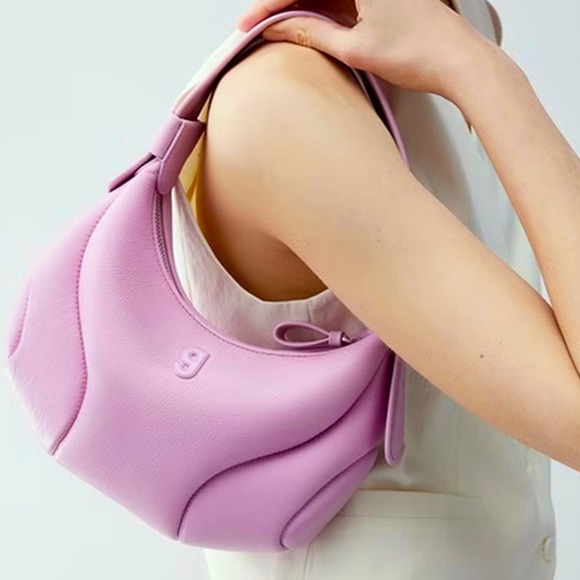 Handbags - NWT KUNOGIGI Pink Women's Baseball Shoulder Bag